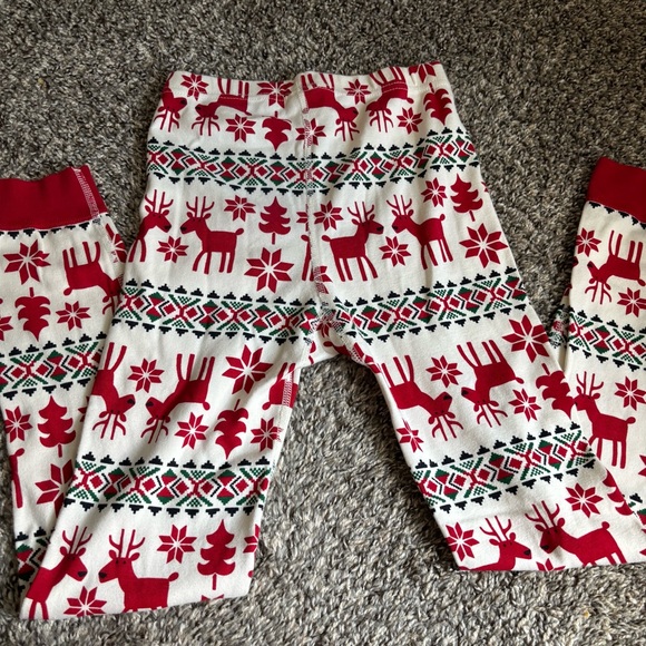 Hanna andersson deer pajama set Christmas holiday size 10 youth - Picture 4 of 5